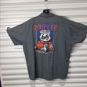 Cintas Work Wear Men's Gray Casual Button Down Shirt XL